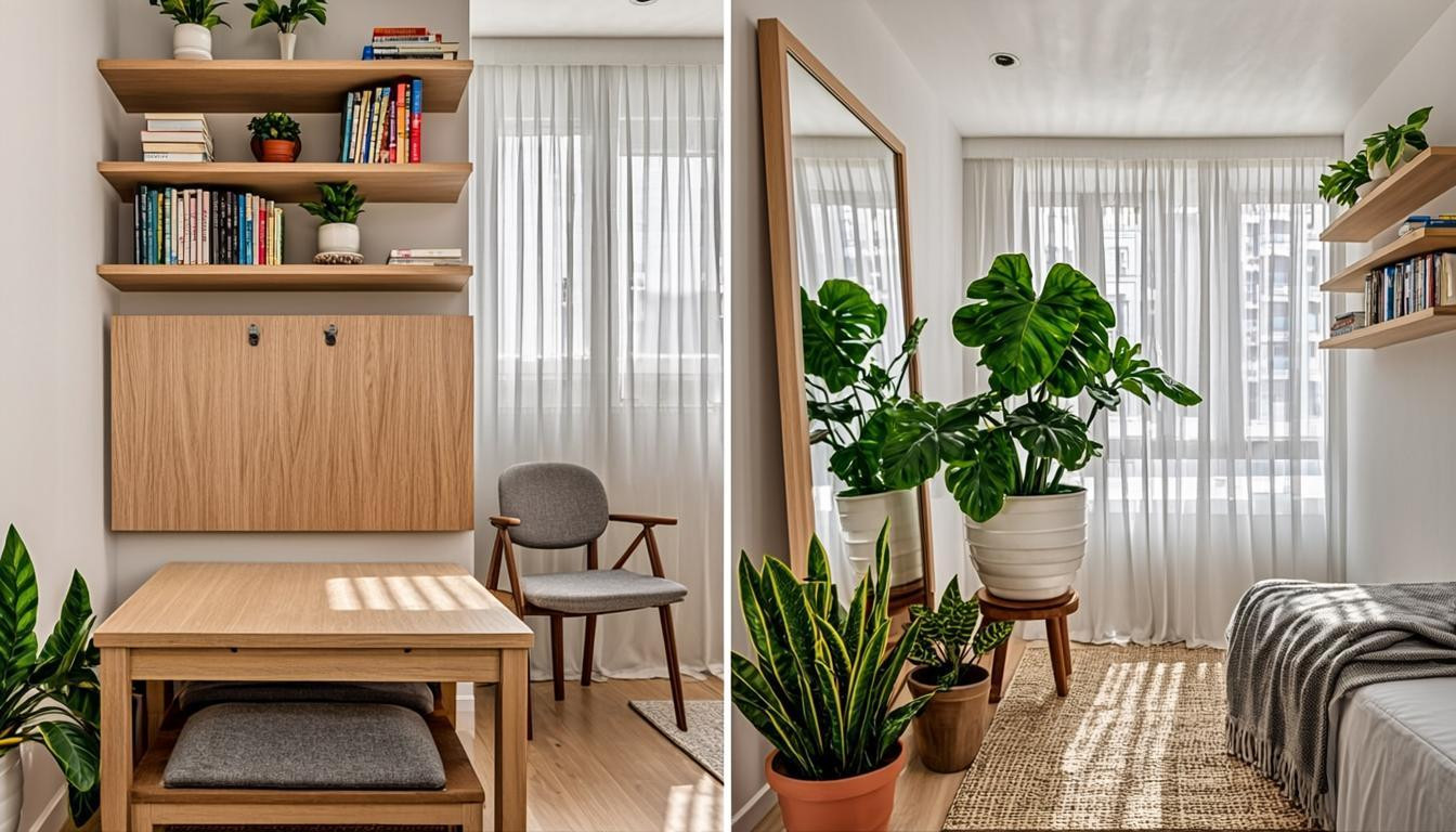 Featured image: Small Apartment Hacks: Make Your Studio Feel Twice the Size